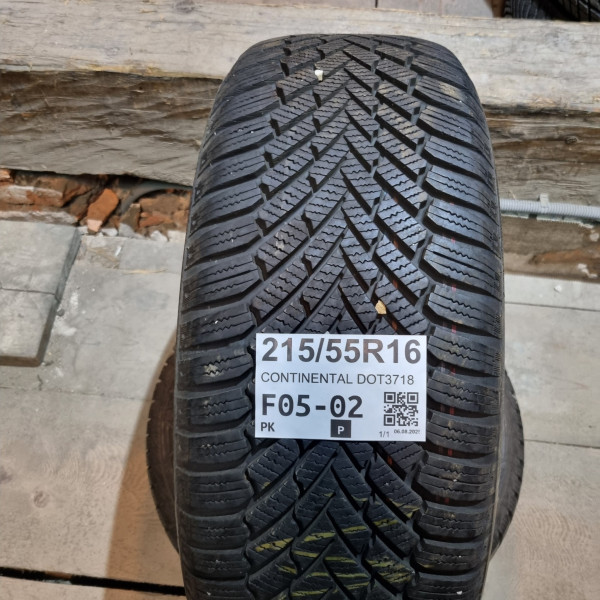 215/55R16 CONTINENTAL DOT3718