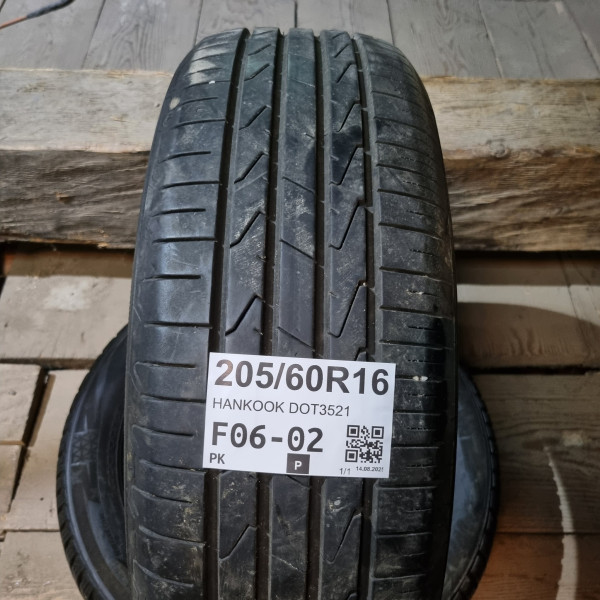 205/60R16 HANKOOK DOT3521