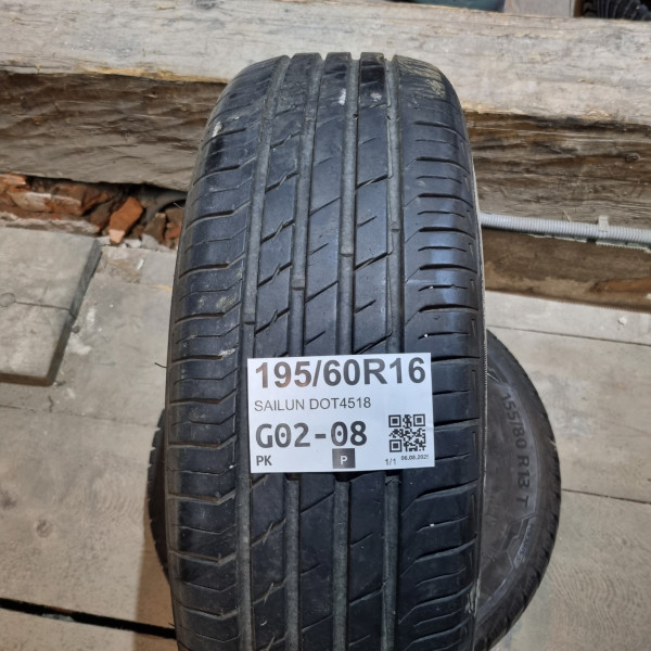 195/60R16 SAILUN DOT4518