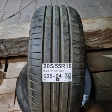 205/55R16 DUNLOP DOT1222