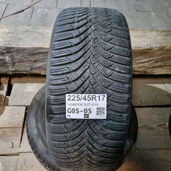225/45R17 HANKOOK DOT 4318