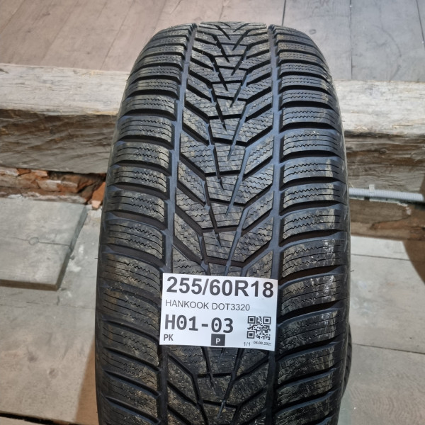 255/60R18 HANKOOK DOT3320