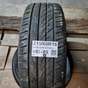 215/60R16 MATADDOR DOT4919