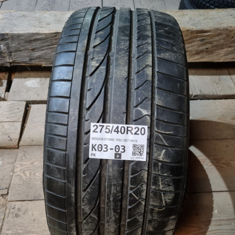275/40R20 BRIDGESTONE RSC DOT4619