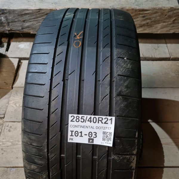 285/40R21 CONTINENTAL DOT2717