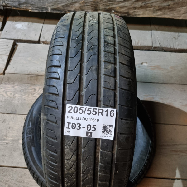 205/55R16 PIRELLI DOT0619