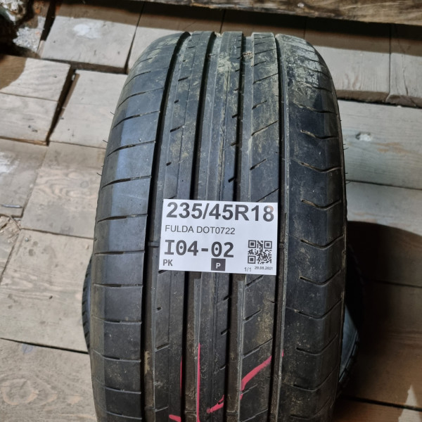 235/45R18 FULDA DOT0722