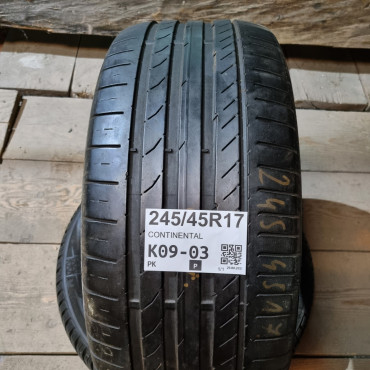 245/45R17 CONTINENTAL