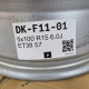 5x100 R15 6.0J ET38 57