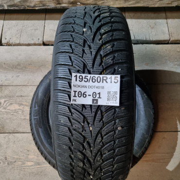 195/60R15 NOKIAN DOT4018
