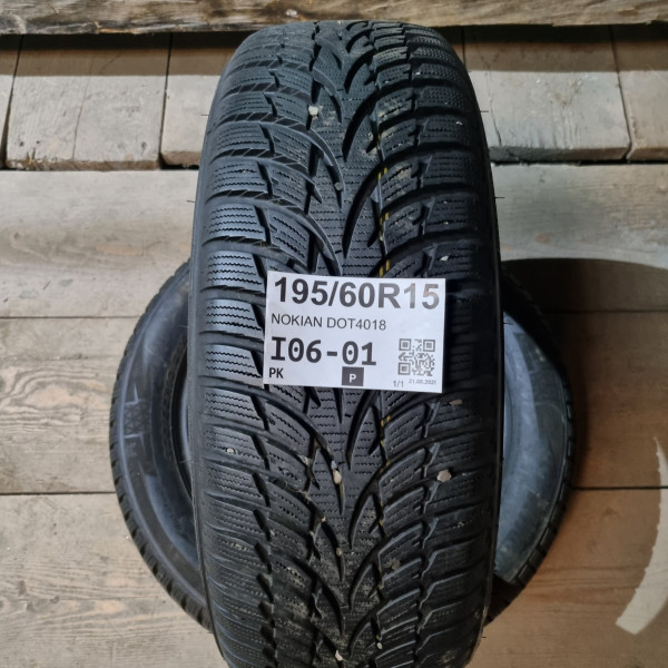 195/60R15 NOKIAN DOT4018