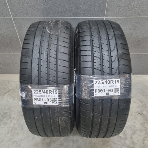 225/40R19 PIRELLI RSC DOT1618