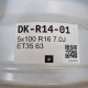 5x100 R16 7.0J ET35 63