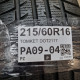 215/60R16 TOMKET DOT2117