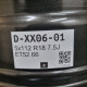 5x112 R18 7.5J ET52 66
