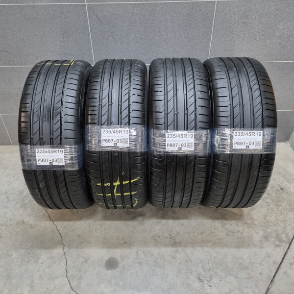 235/45R19 CONTINENTAL RSC DOT3917