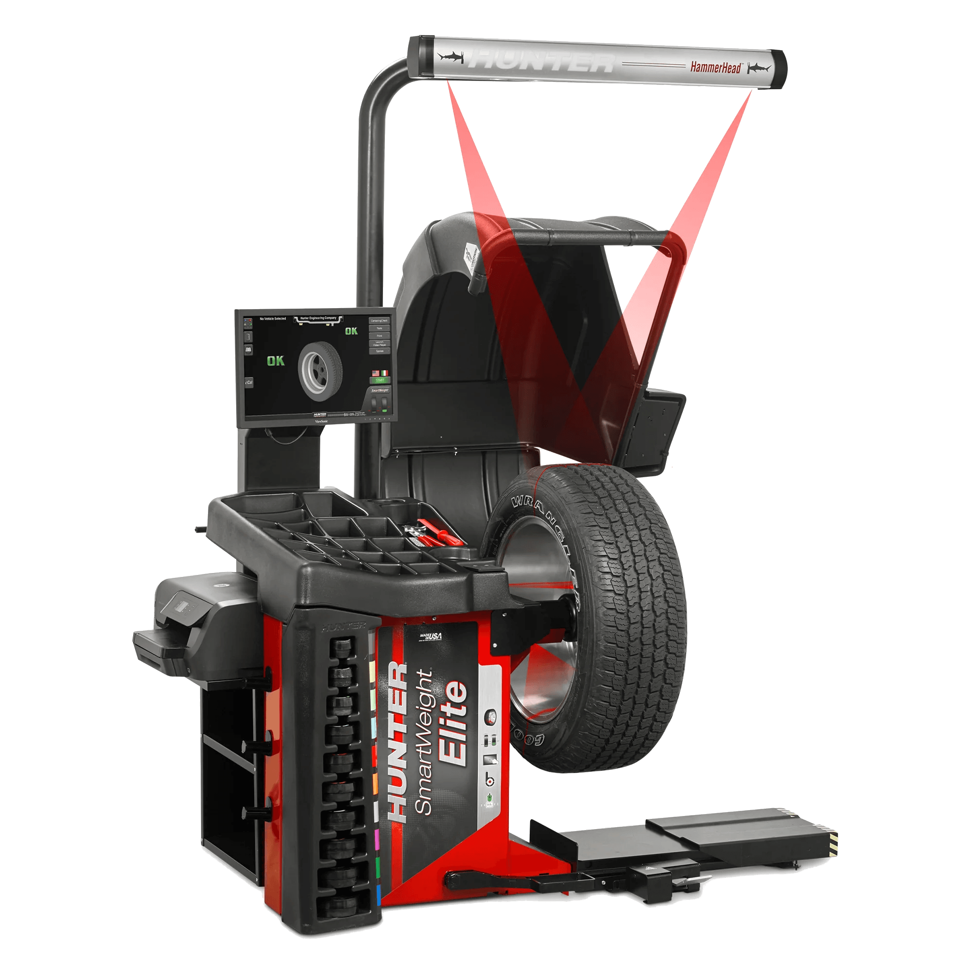 Hunter SmartWeight Elite – vyvažovačka kolies